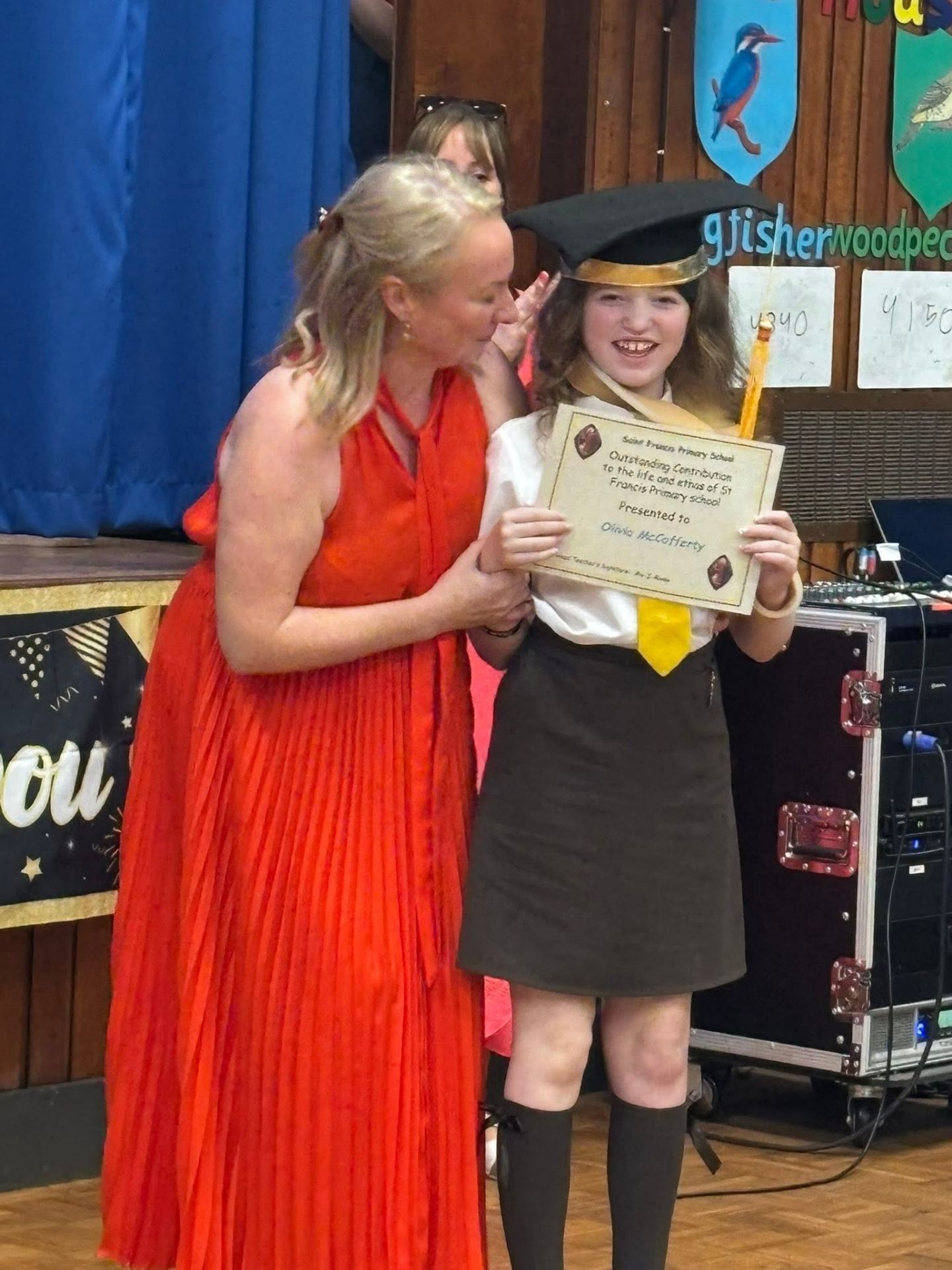 Outstanding contribution award at St Francis Primary