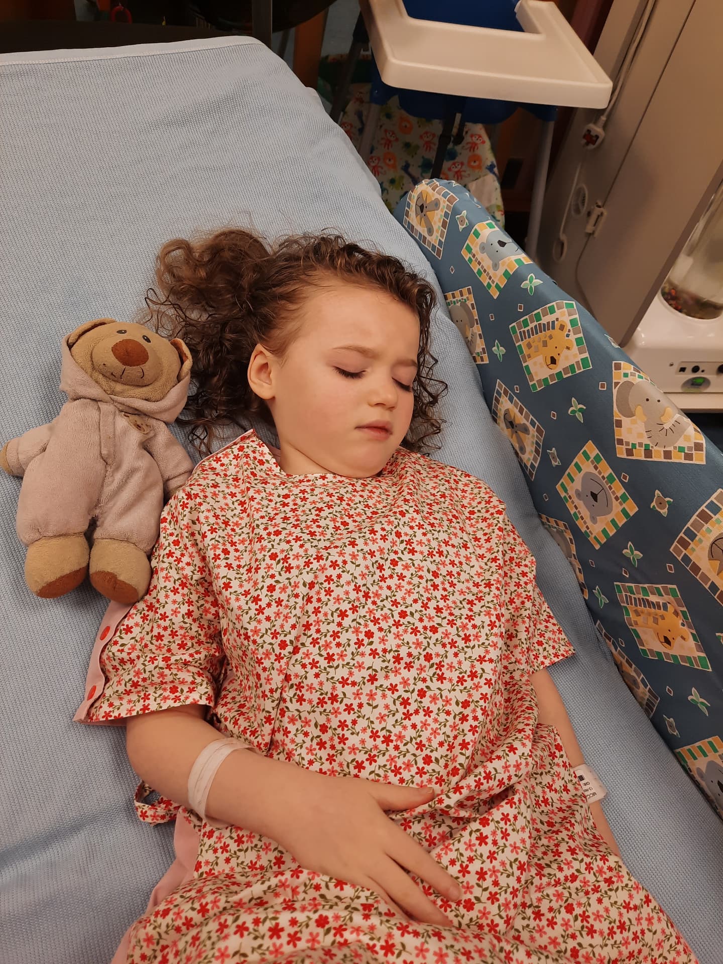 Sleeping it off after another long day on the ward